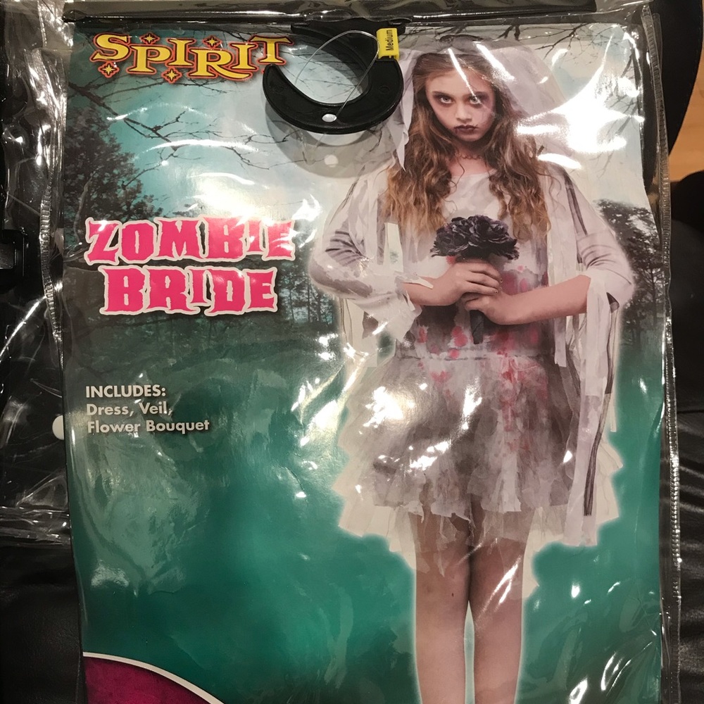 Girls Zombie Bride costume